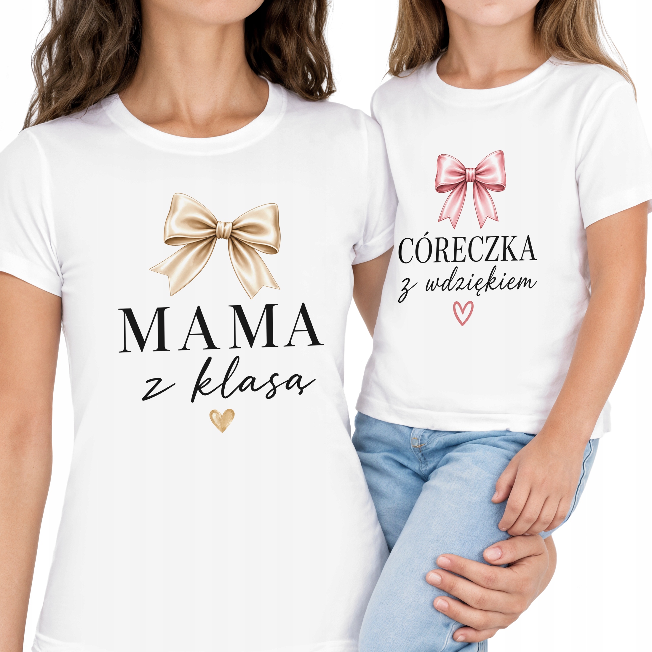 Sada dámského a dětského trička pro maminku a dceru Den matek dárek