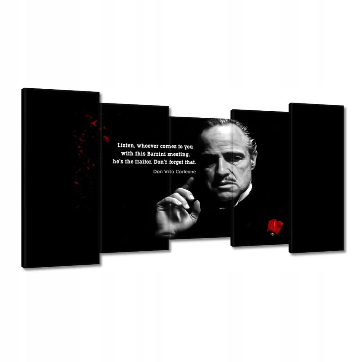 Obrazy 150x80 Citáty z kmotra