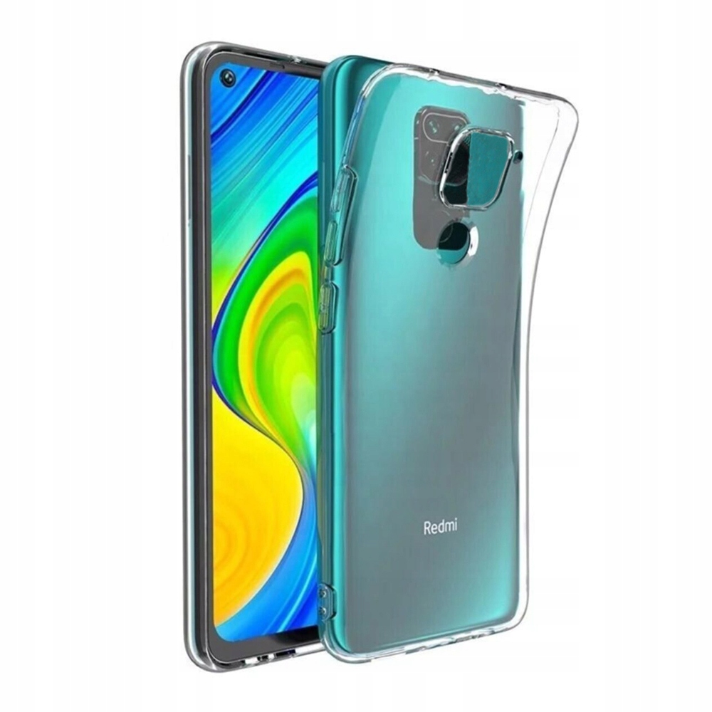 ETUI CLEAR CASE SLIM PLECKI POKROWIEC FUTERAŁ DO REDMI NOTE 9 + SZKŁO