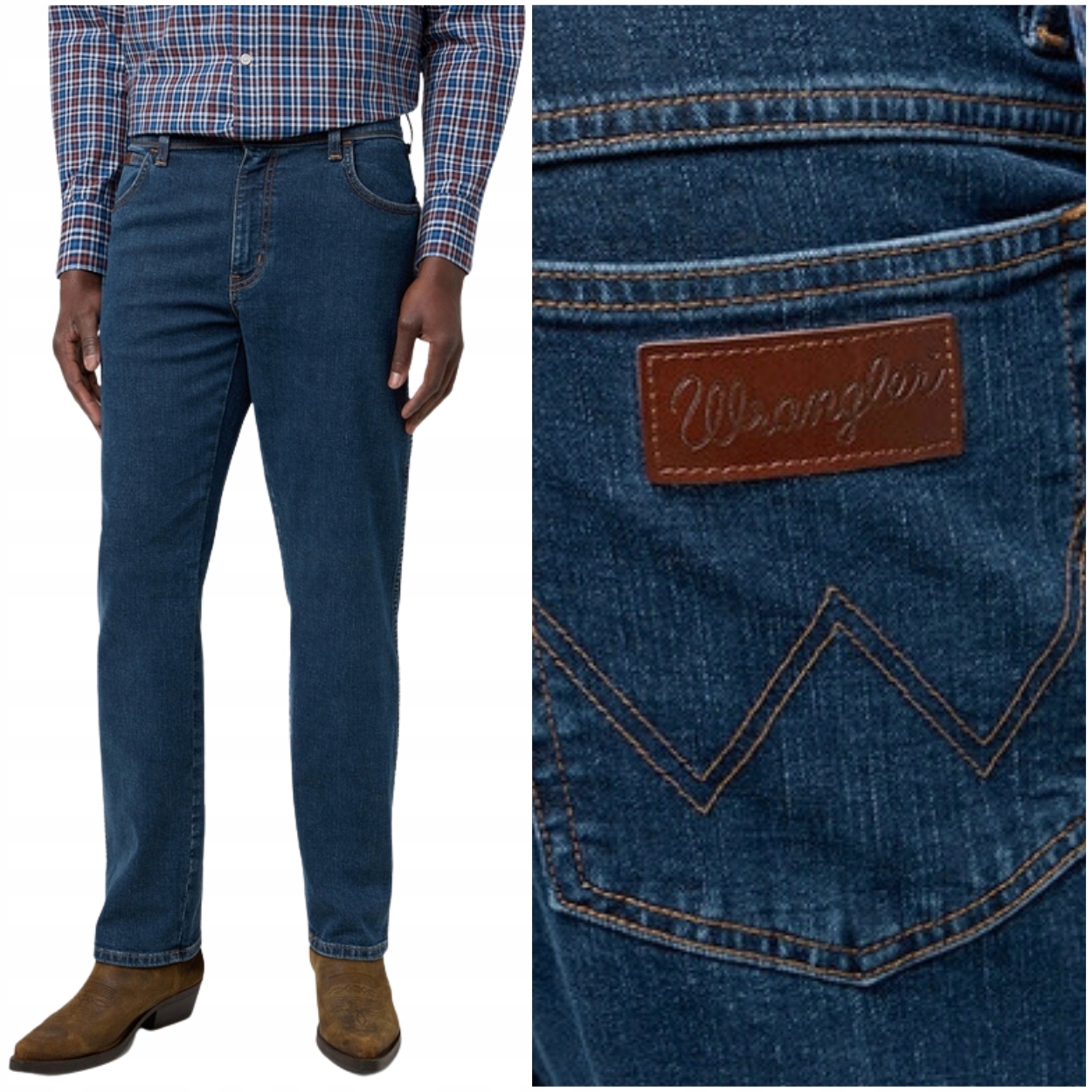 Wrangler Texas Stone River Džins klasické jednoduché džínové kalhoty W31 L32