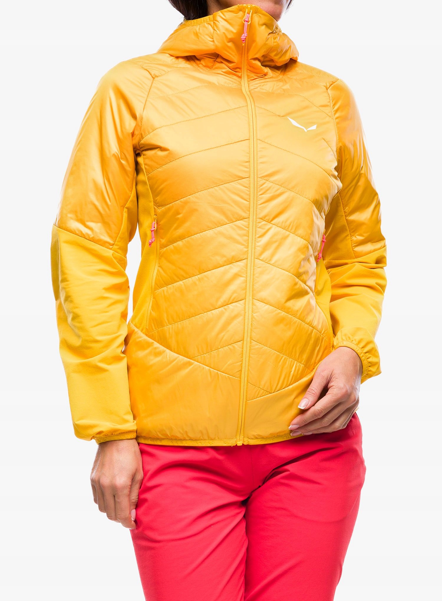 Dámská zateplená bunda Salewa Ortles Hyb Twr Jacket gold 34 (xs)