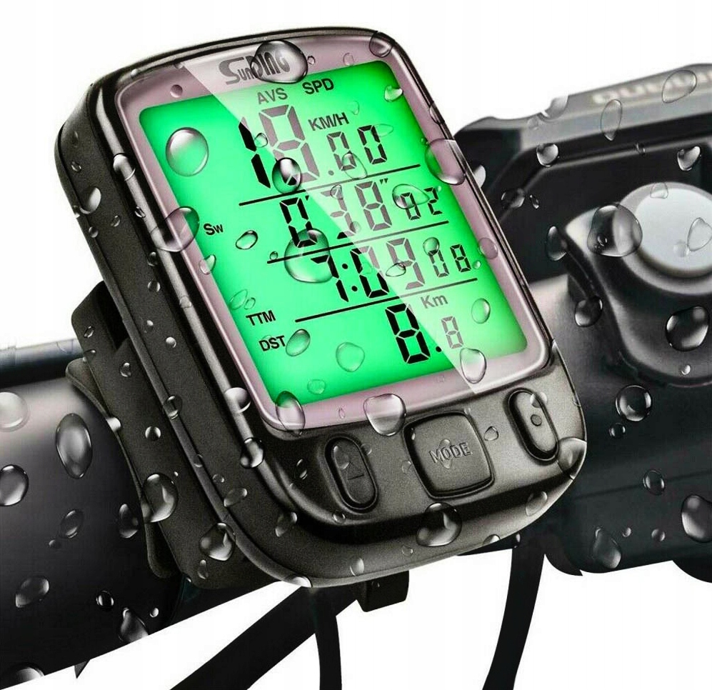 LICZNIK ROWEROWY WODOODPORNY PRĘDKOŚCIOMIERZ LCD Rodzaj przewodowy