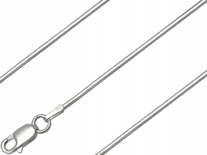 

Bransoletka Srebrna Żmijka 17CM 1,1MM Srebro 925