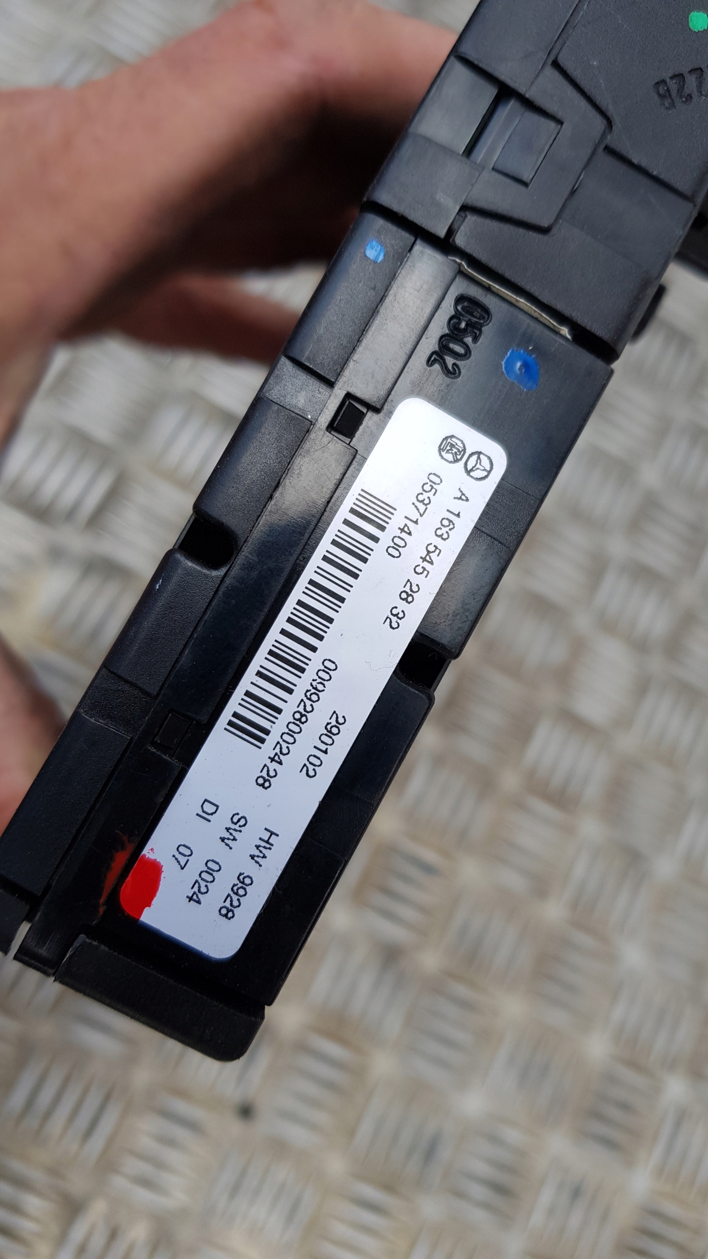 MERCEDES W163 module SAM compartment 1635457332 2.7