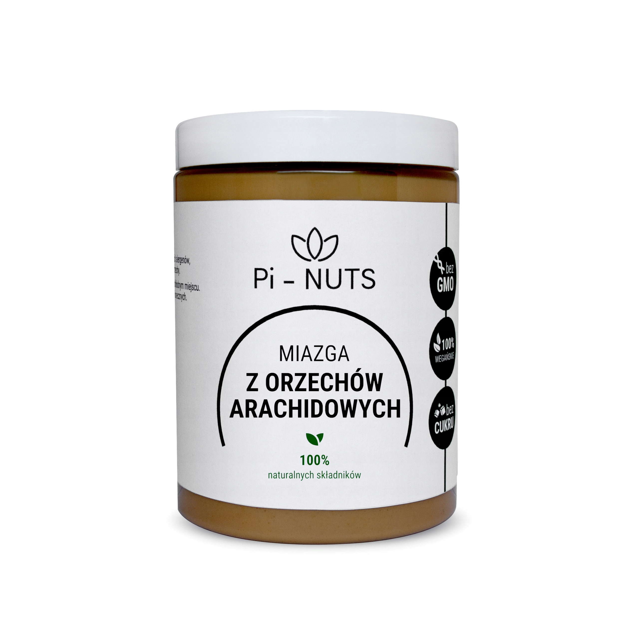 Levně Pasta Z Arašídů 100% 1 Kg – Pi-nuts