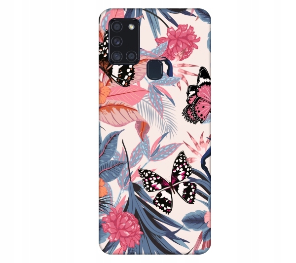 

Etui na telefon Samsung Galaxy A21s Motyle dzungla