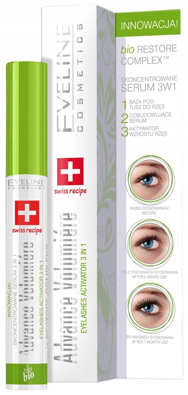 

Eveline Volumiere Odżywka Serum Do Rzęs 3W1 10ml