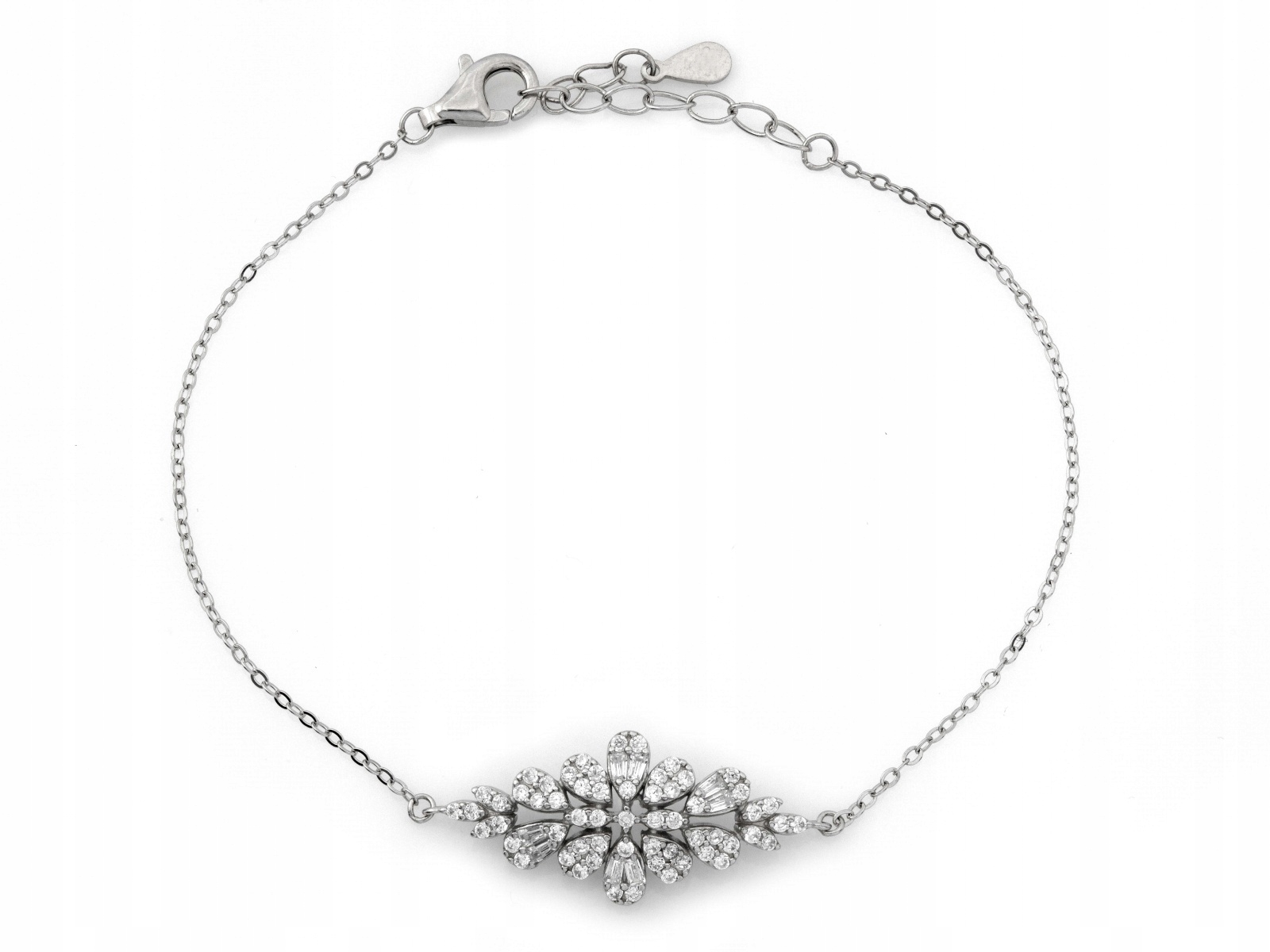 Dámský stříbrný náramek 925 s Zirkony je efektní a elegantní jako dárek