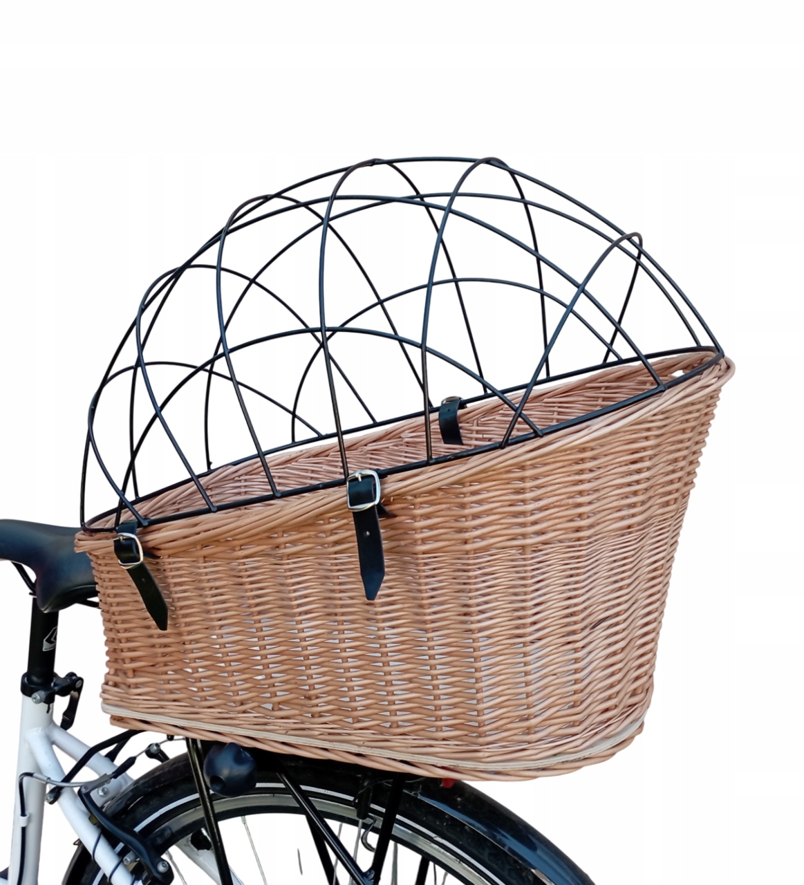 Transporter wiklinowy na rower kosz na Bagażnik