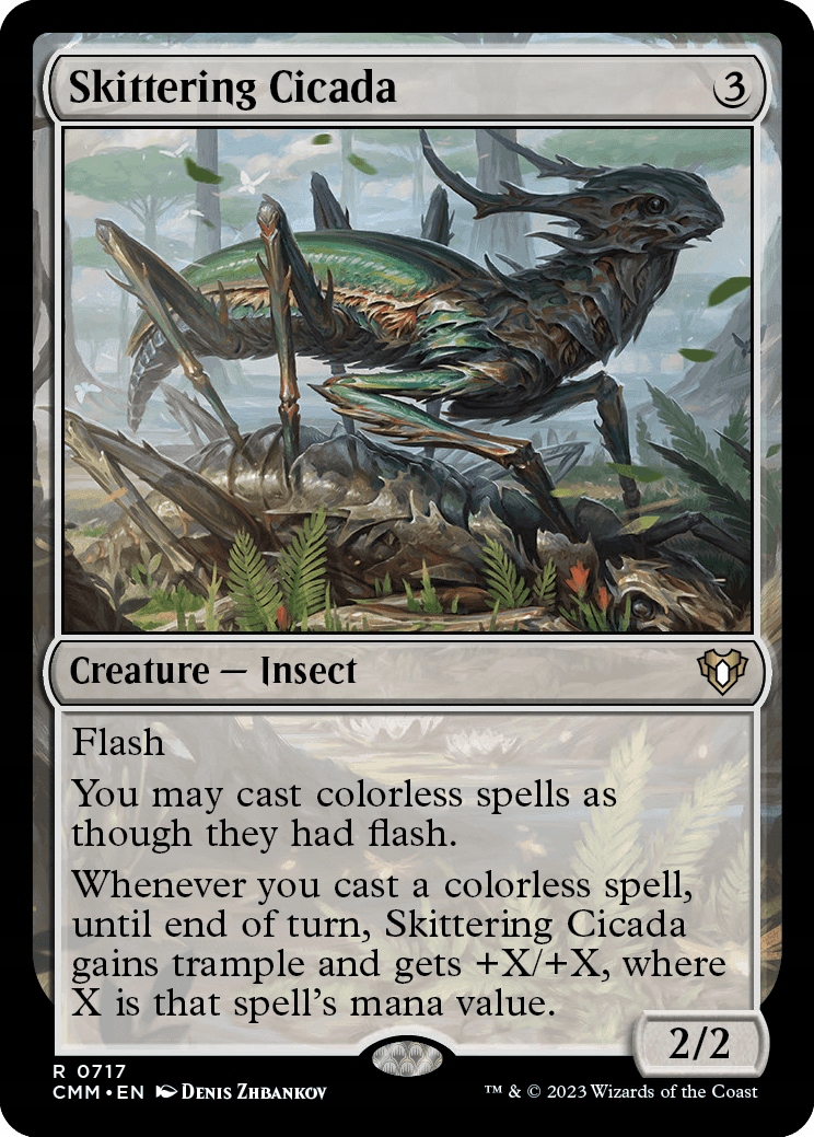 Mtg Skittering Cicada (r)