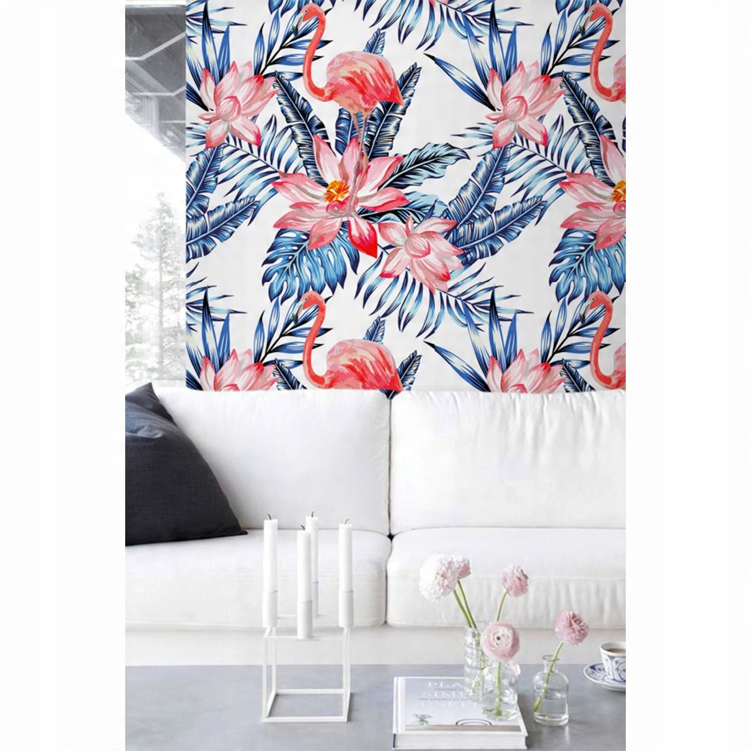 

Tapeta flizelinowa Różowe flamingi 312x219 + klej