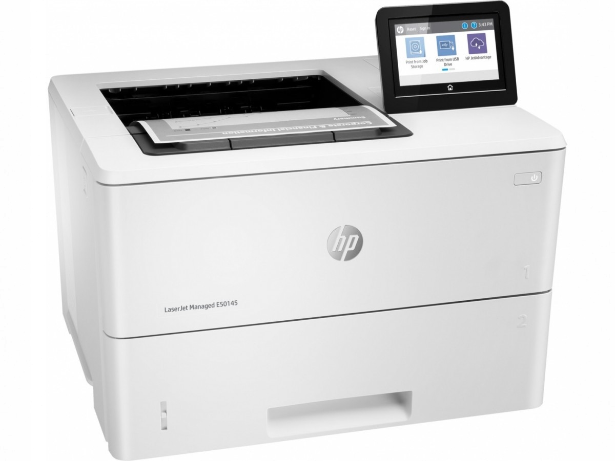 Drukarka jednofunkcyjna laserowa (mono) Hp LaserJet Managed E50145dn Nowa