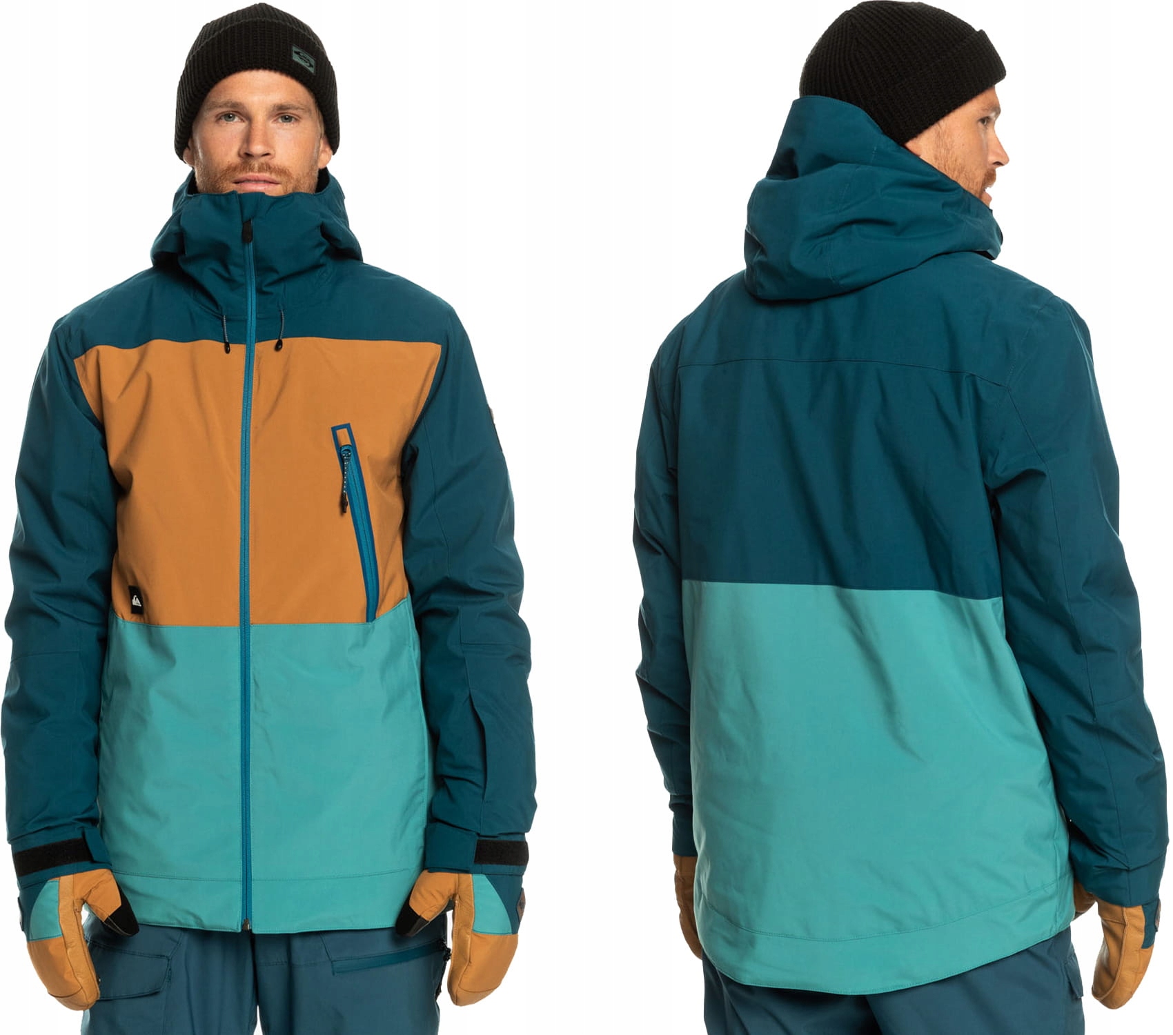 Quiksilver Kurtka narciarska męska Ocieplana Wodoodporna snowboardowa