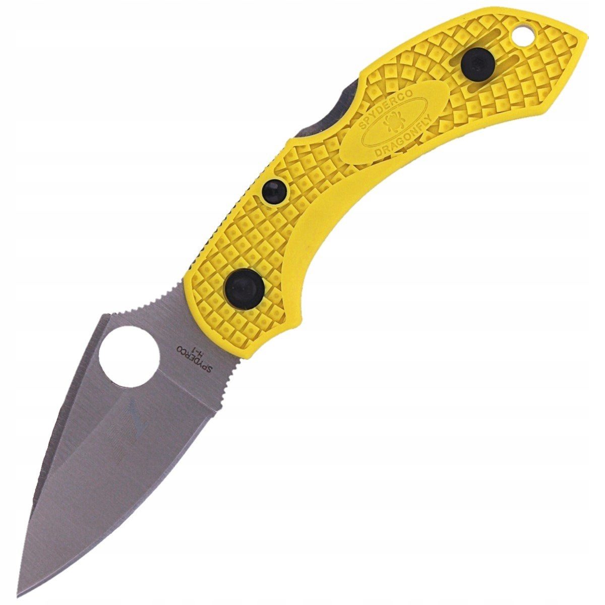 Lekki nóż składany folder Edc Spyderco DragonFly 2 Stal H-1 Myodo Foundry