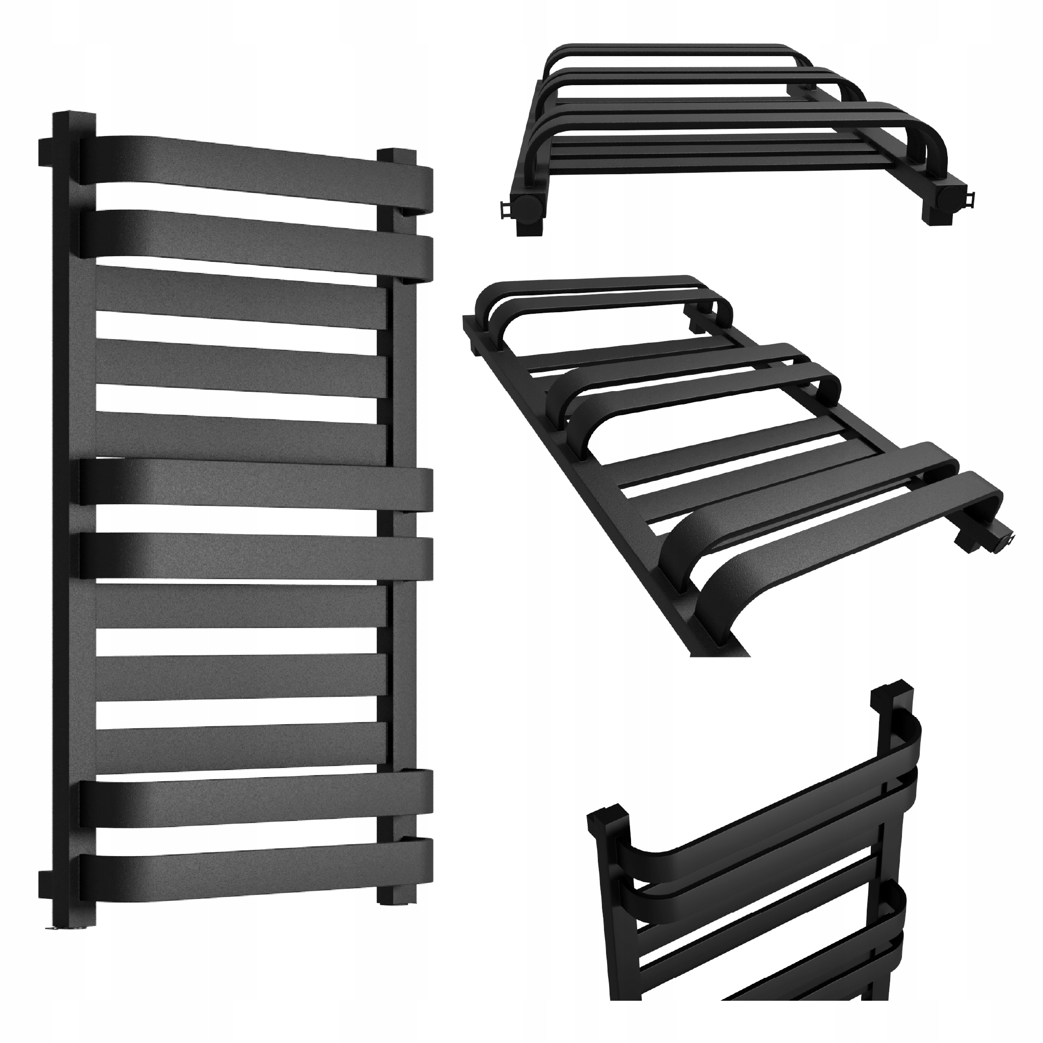 Radiátor Pandora Special 1150x440 Černý Lesk