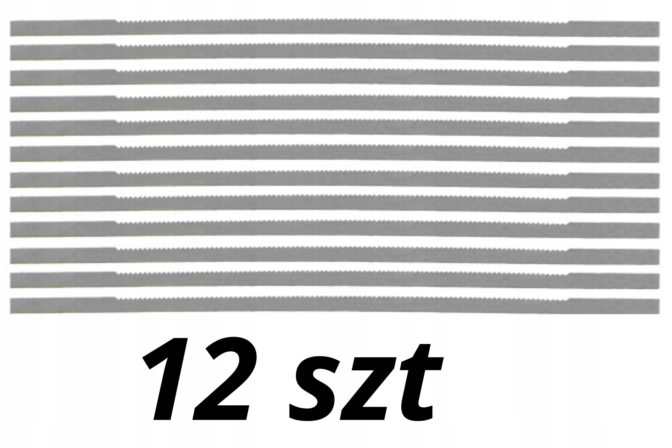 

Brzeszczoty Do Piły Włosowej 150MM Ząb 3 12SZT