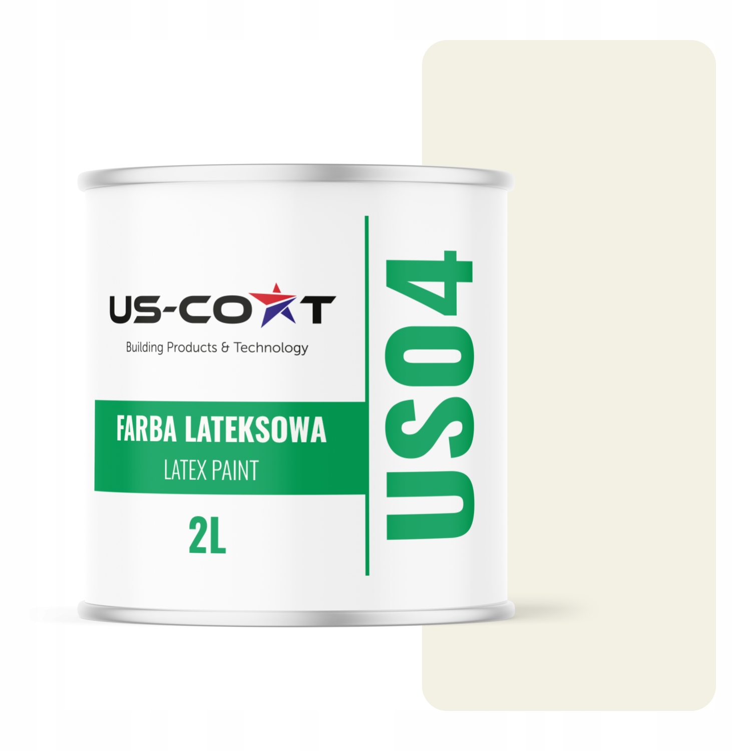 Barva Bílá Zlomená Do Žluté Barvy H6984 2L Hluboká Matná Na Stěny