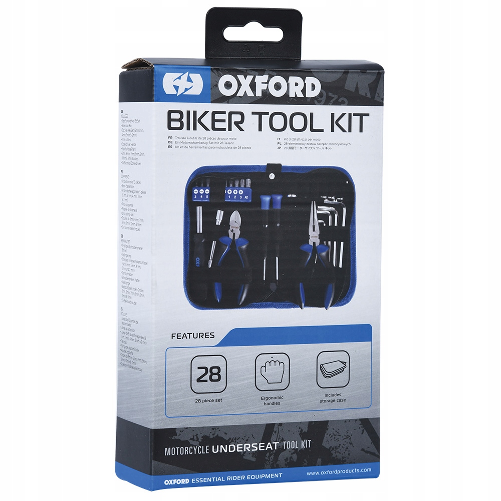 Zestaw narzędzi motocyklowych Oxford Biker Tool Kit