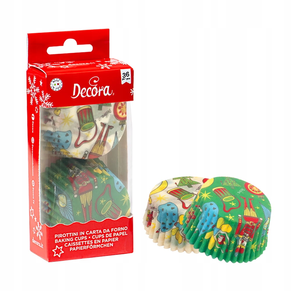 

Papilotki Dziadek Do Orzechów 50x32mm 36 szt