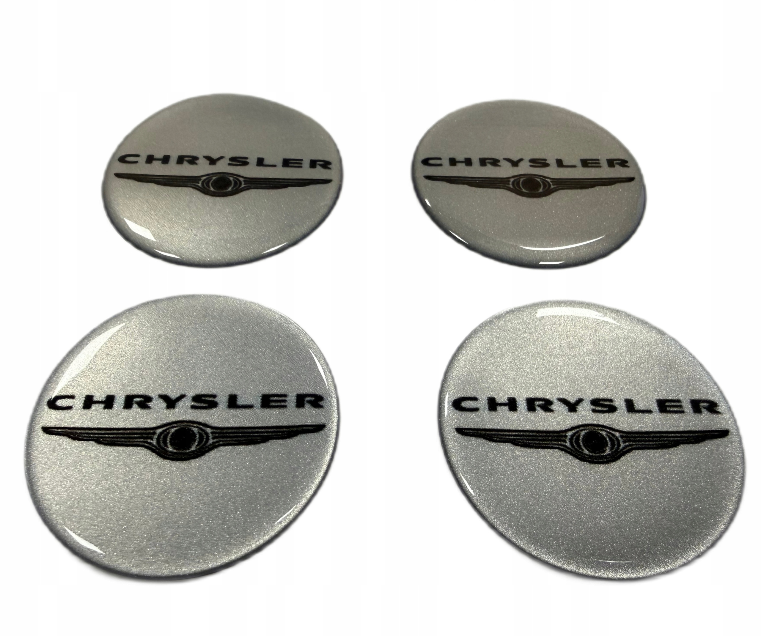 Naklejki Znaczki Emblematy Chrysler 6 CM 60MM