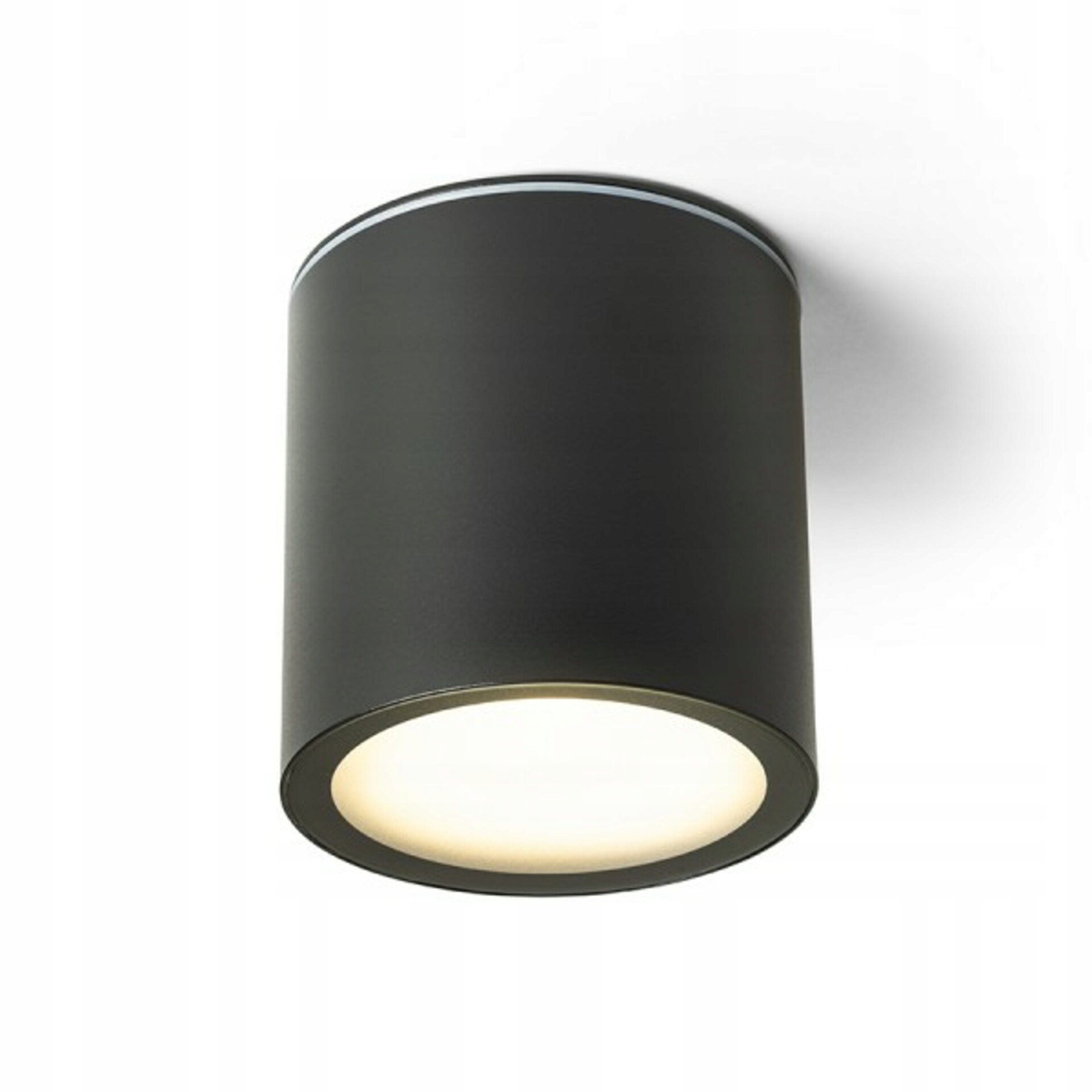 Stropné svietidlo Rendl Dune ES111 čierne IP65 GU10 max 9W kruhové