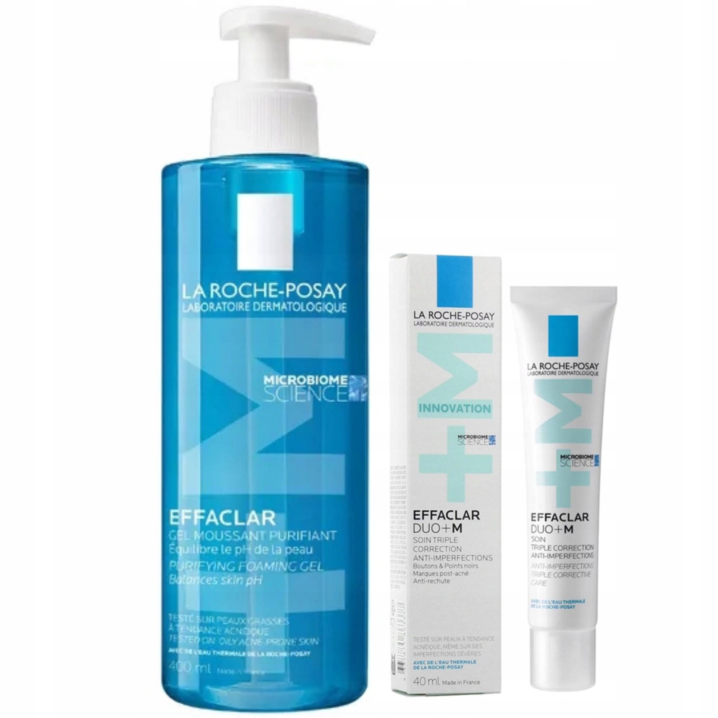 La Roche-Posay Effaclar Żel Oczyszczający 400 ml Żel Dzień I Noc 40 ml