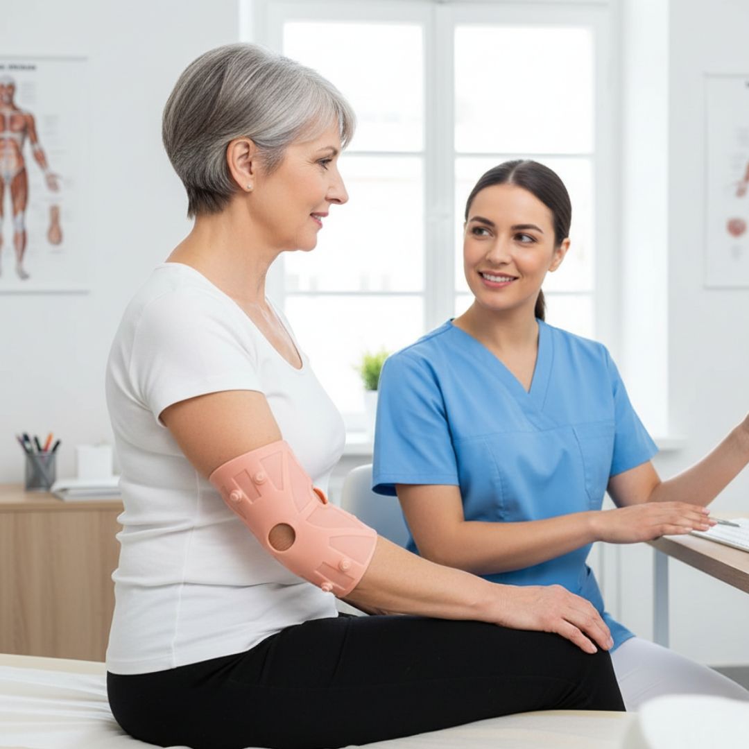 OPASKA NA ŁOKIEĆ ORTEZA MAGNETYCZNA STABLIZUJĄCA UCISKOWA - 8 MAGNESÓW Rodzaj opaska