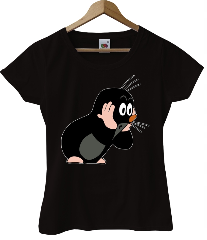 Krecik koszulka damska t-shirt AHOJ roz. S