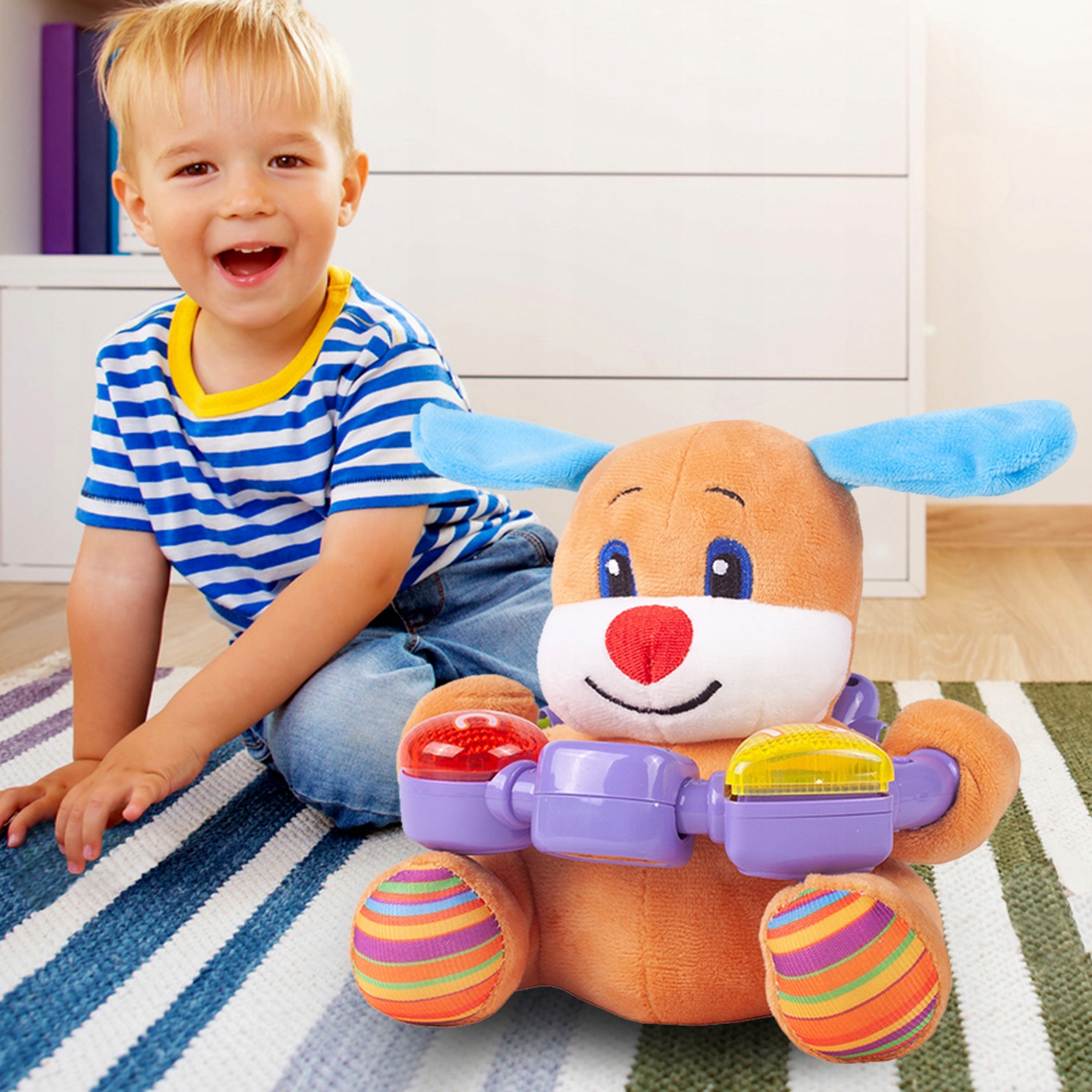 PIESEK INTERAKTYWNY PLUSZOWY MIECIUTKI PIES MÓWI ŚPIEWA DLA DZIECI Marka MalPlay