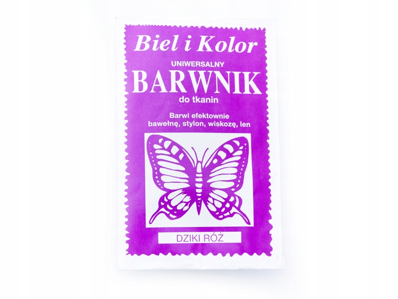 

Barwnik do tkanin Biel i Kolor farba Dziki Róż