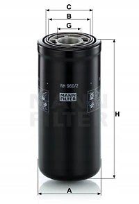 FILTR HYDRAULICZNY WH960/2