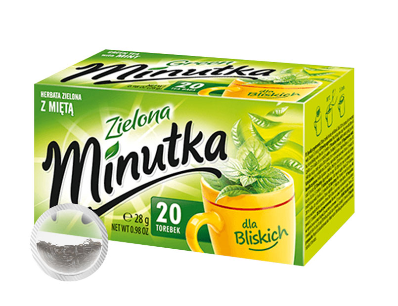 10 x Čaj čaj Minutka s mátou a 20 sáčky