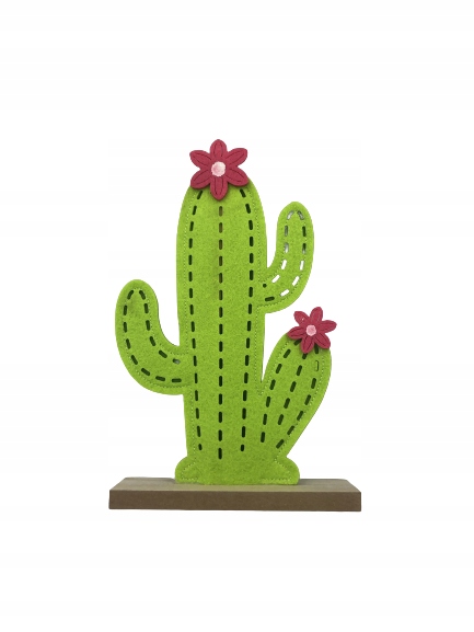 

Dekoracja Filcowa Stojąca Kaktus 25cm