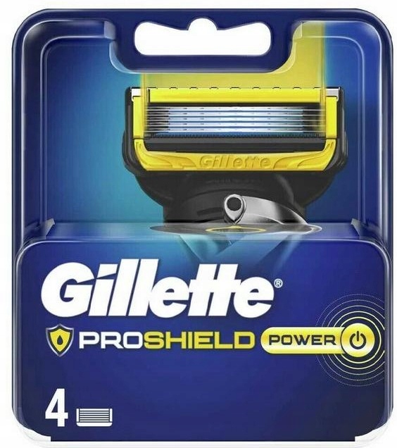 Gillette Proshield Power 4ks čepele náplně Uk b-pud