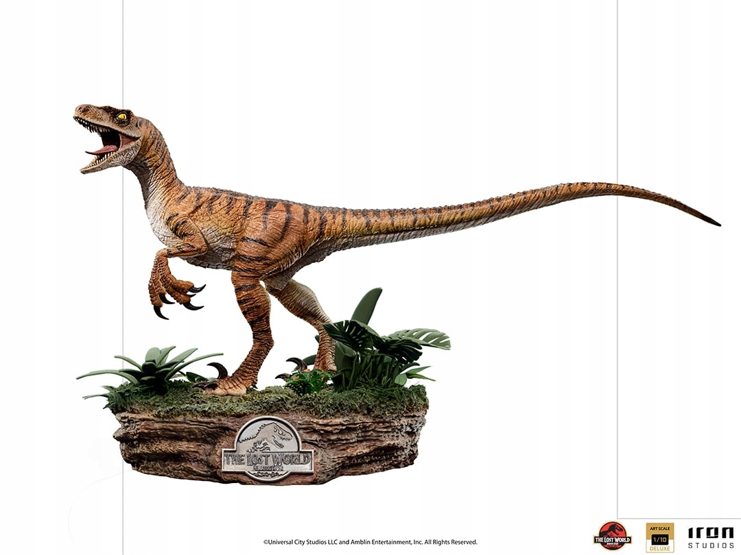 Jurský Park Ztracený Svět Velociraptor Del. soška ArtScale 1/10 18