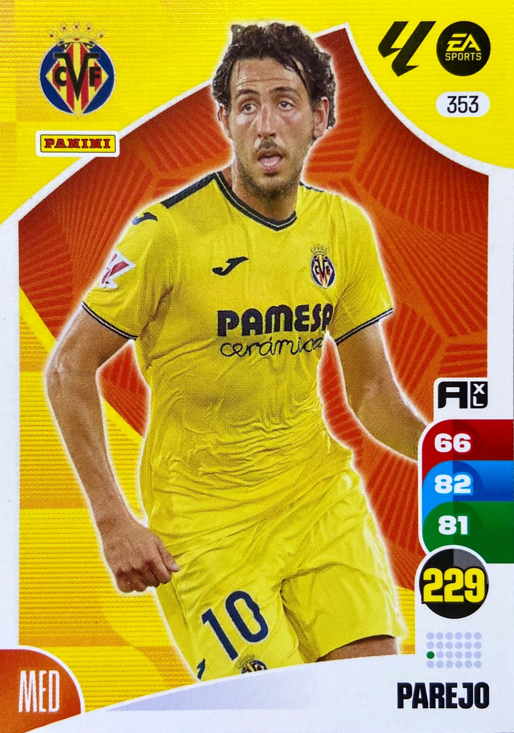 Panini La Liga 2024-25 2025 Base 353 Parejo Villarreal Cf
