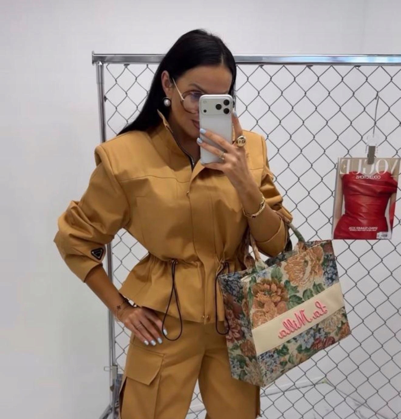 Bunda La Milla hořčicová Logo vel Univerzální