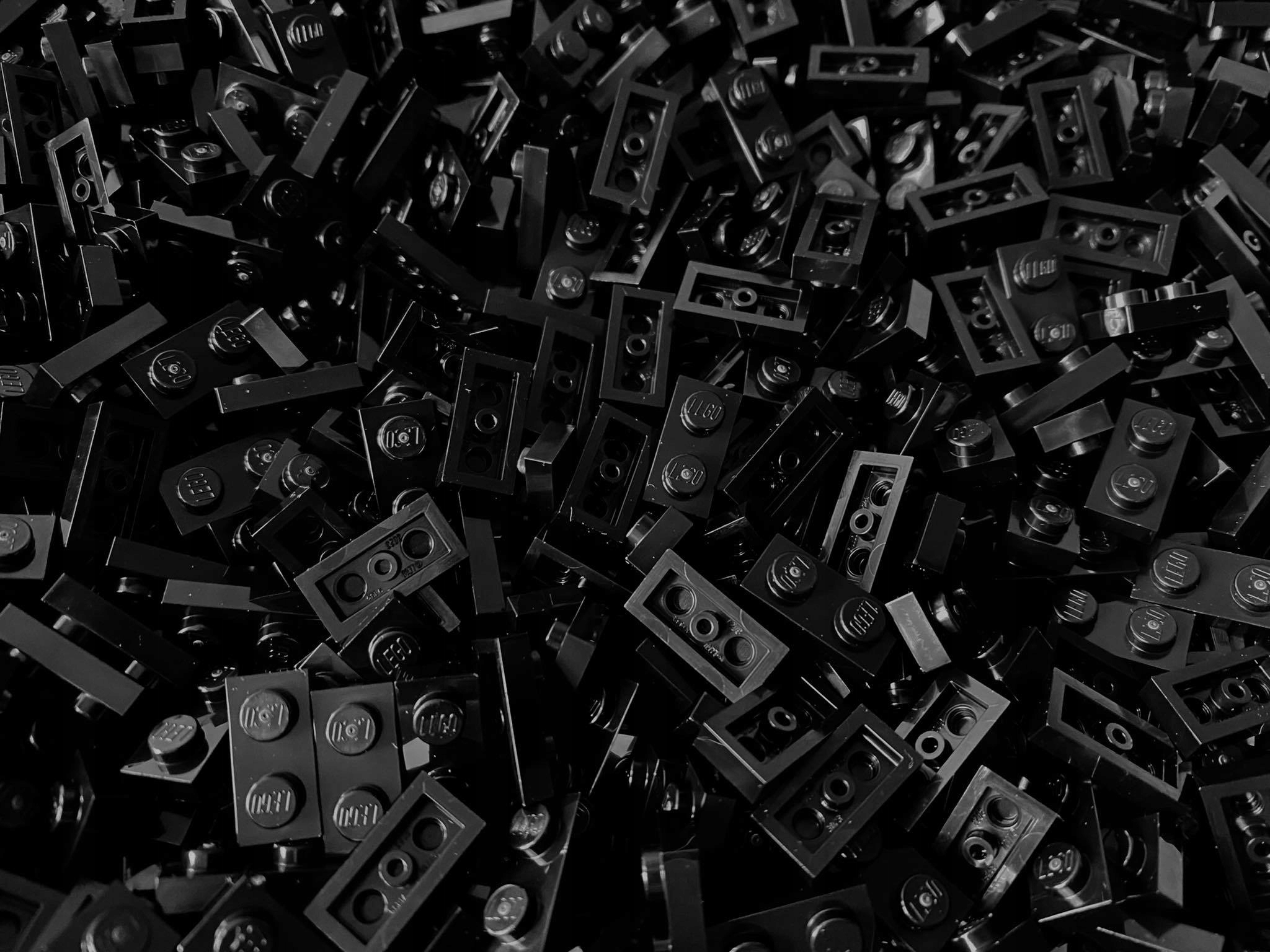 

Lego 3023 plate płytka 1x2 Black 40 szt Nowe