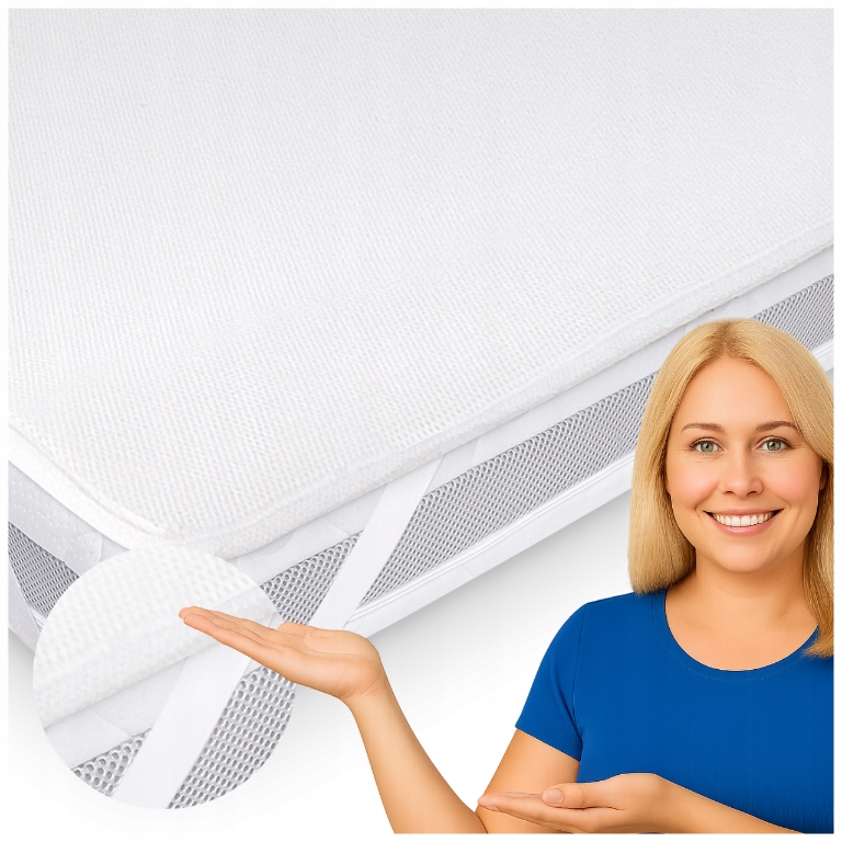 Chránič matraca 200x200 Vodotesná podložka Dýcha Prestieradlo 200