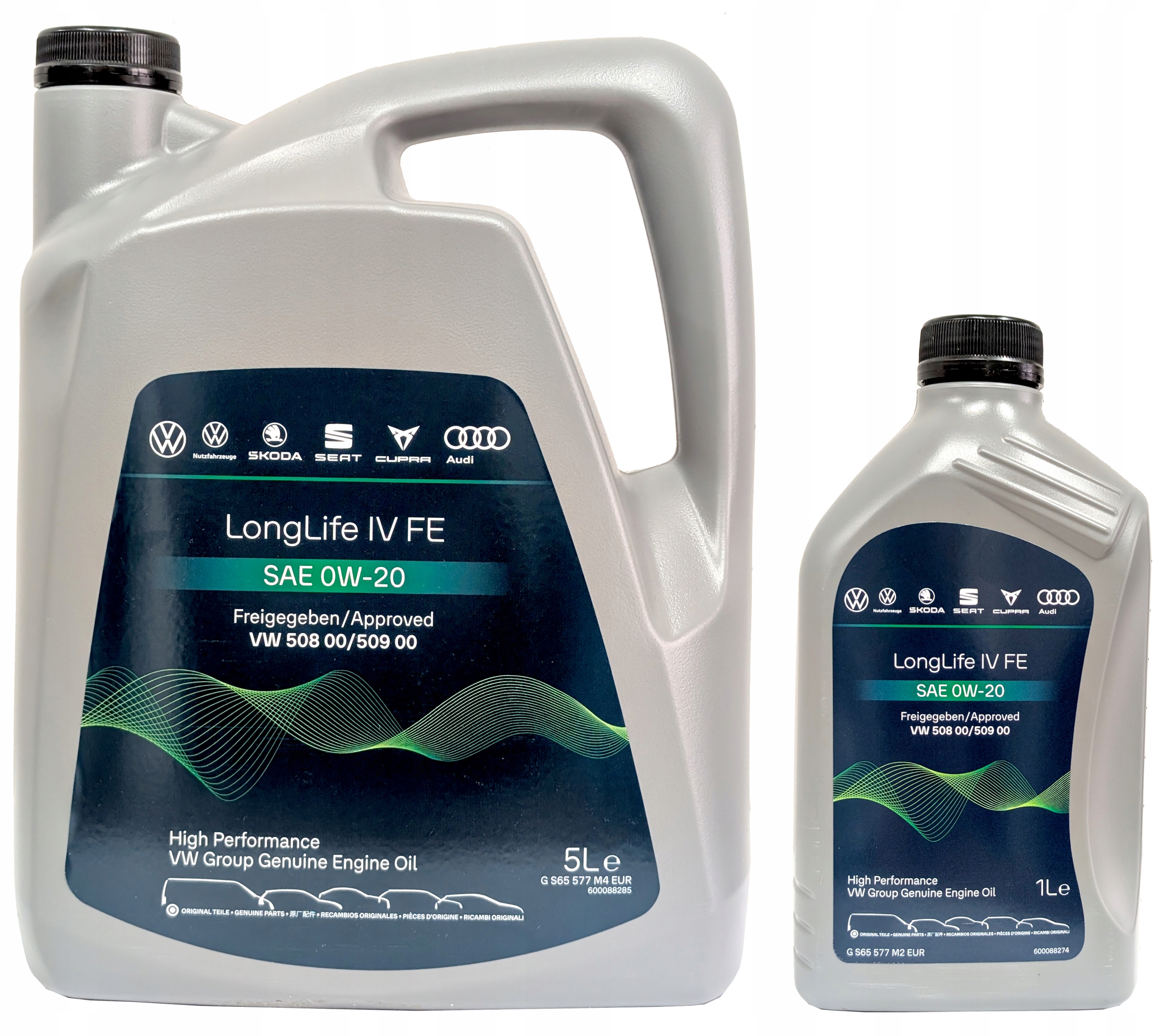 Originálny Olej Volkswagen Longlife IV Fe 0W20 508.00/509.00 6L