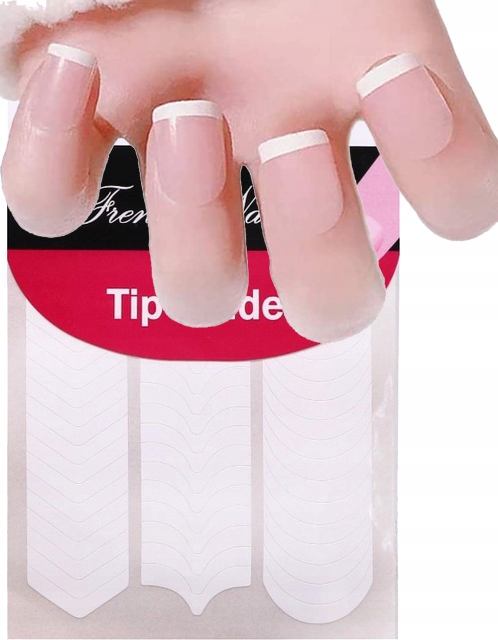 PASKI NAKLEJKI DO FRENCH MANICURE SAMOPRZYLEPNE 48szt