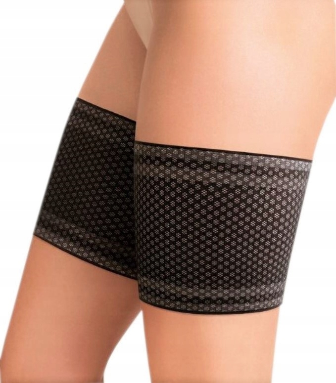 Opaski Na Uda Przeciw Otarciom Ażurowe Nero 1/2 Marka Gabriella