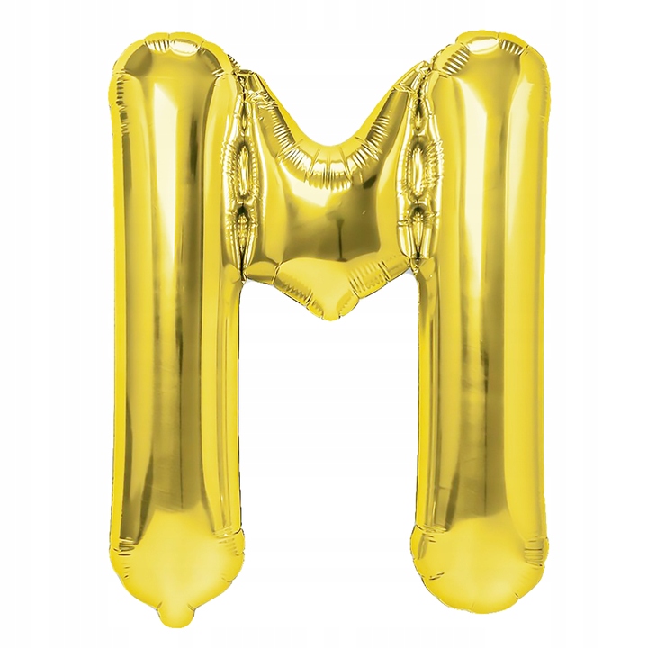 

Balon Foliowy złota litera M - 40 cm Litery Balony