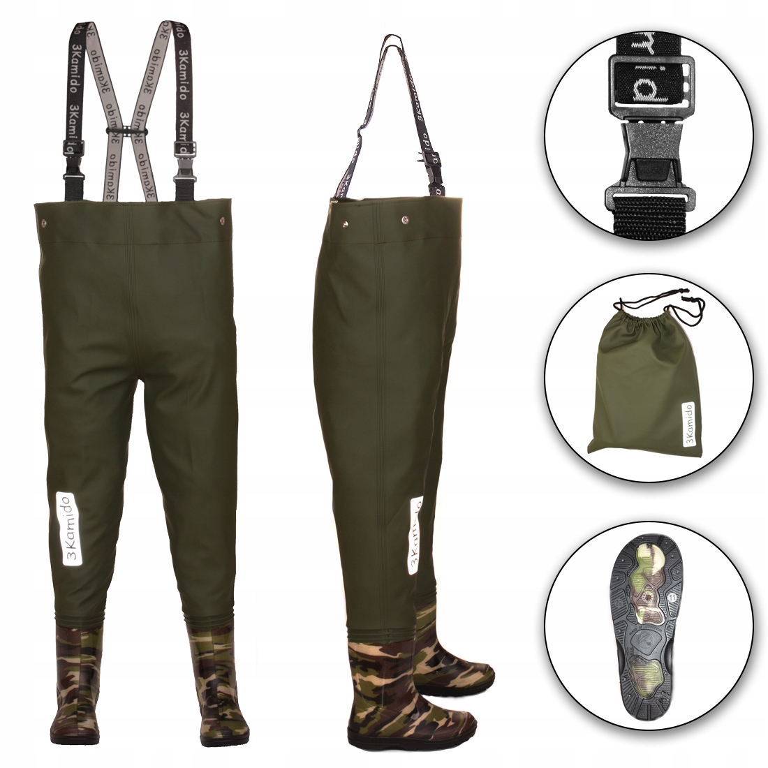 

Spodniobutki Wodery dziecięce 3Kamido moro r.34/35