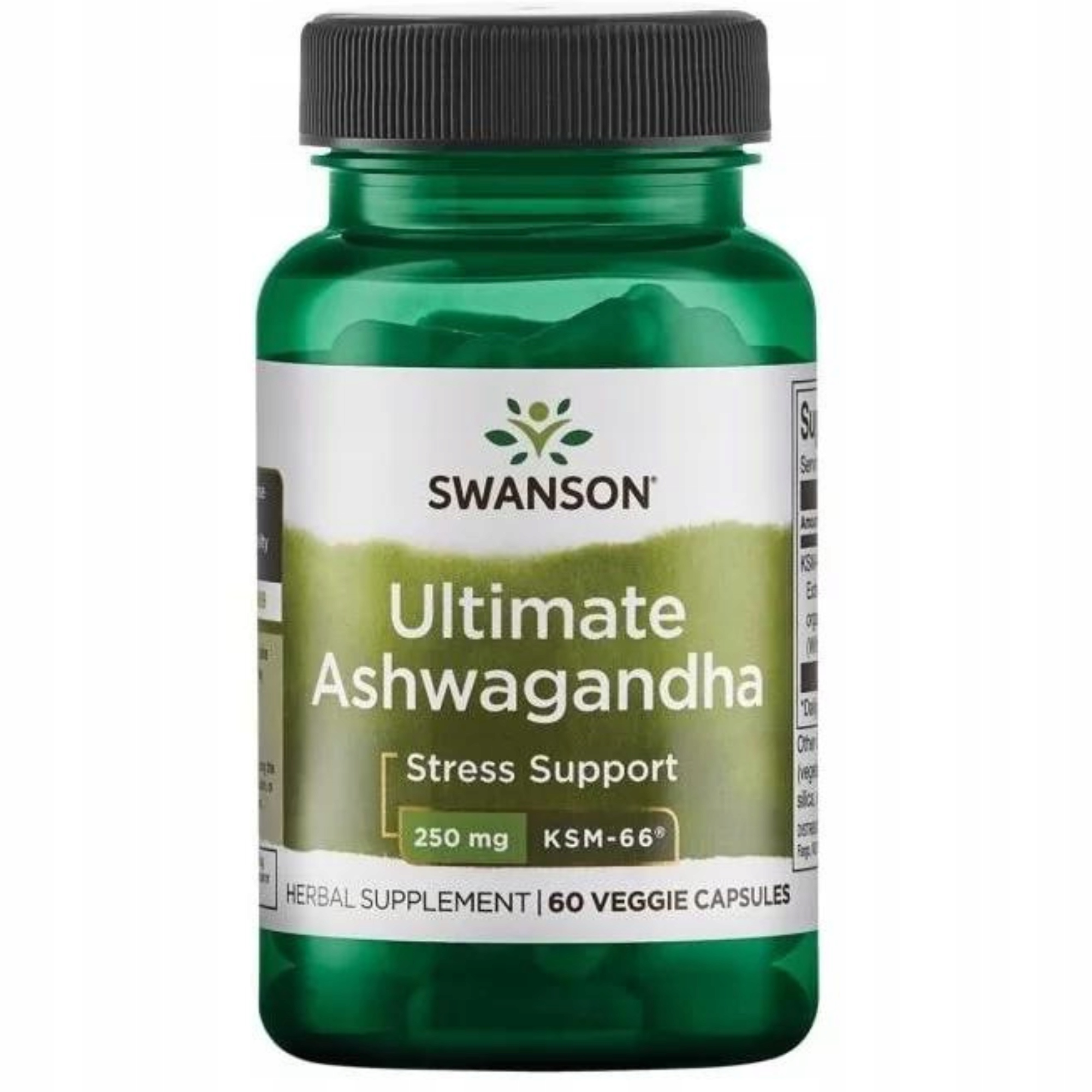 Ashwagandha KSM-66 250mg 60 kapsułek witalność energia odporność stres — 5
