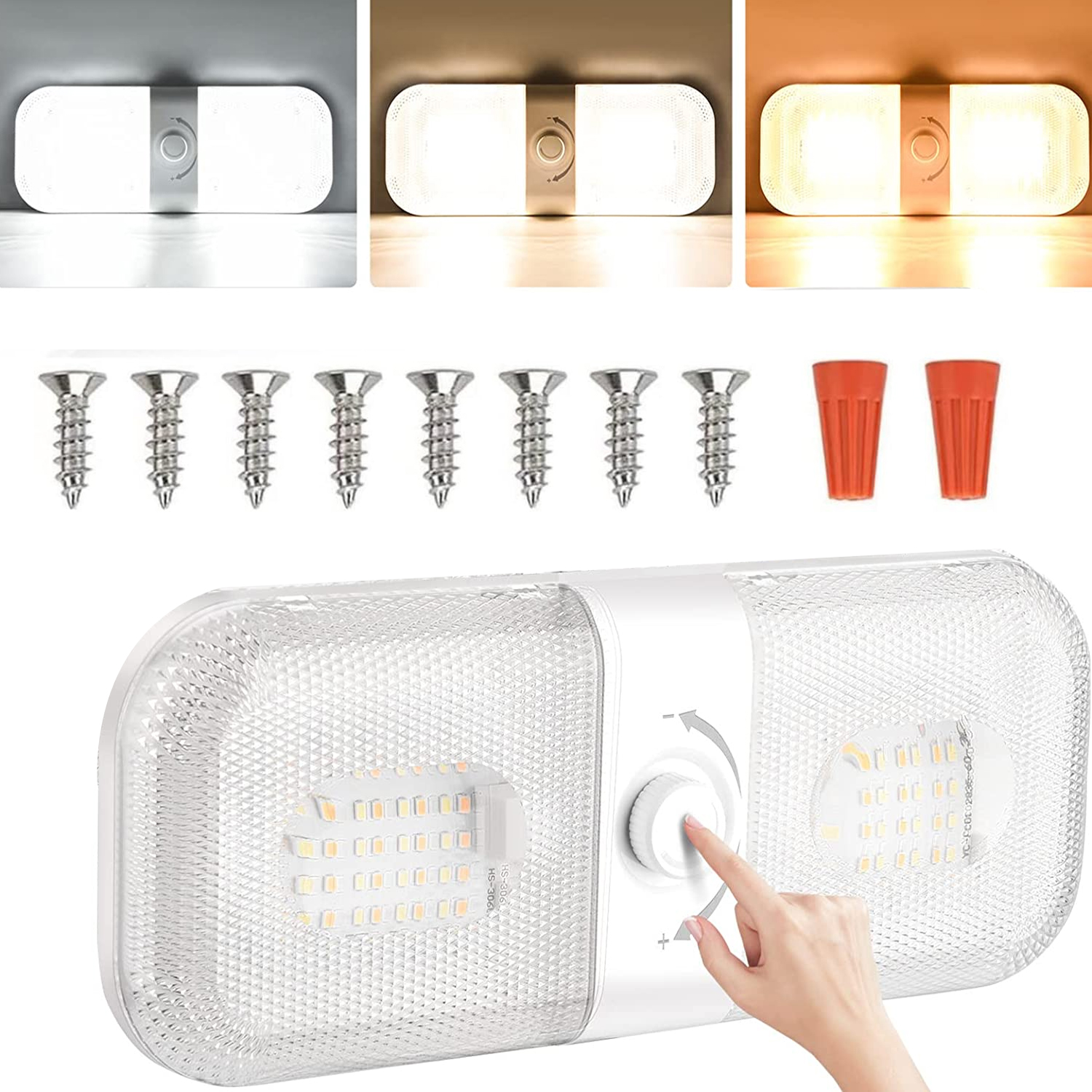 MOCNA LAMPA ŚCIEMNIALNA 120 LED 12V KABINA DO PRZYCZEP KEMPINGOWYCH Producent części Bedee