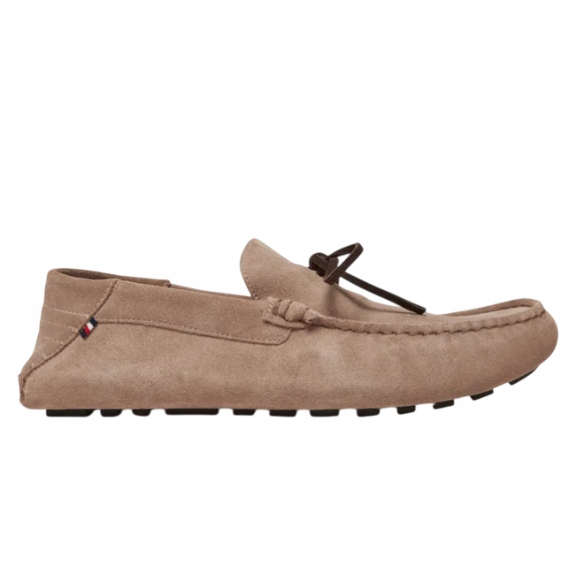 Tommy Hilfiger Folded Semišové boty Driver Béžové 42