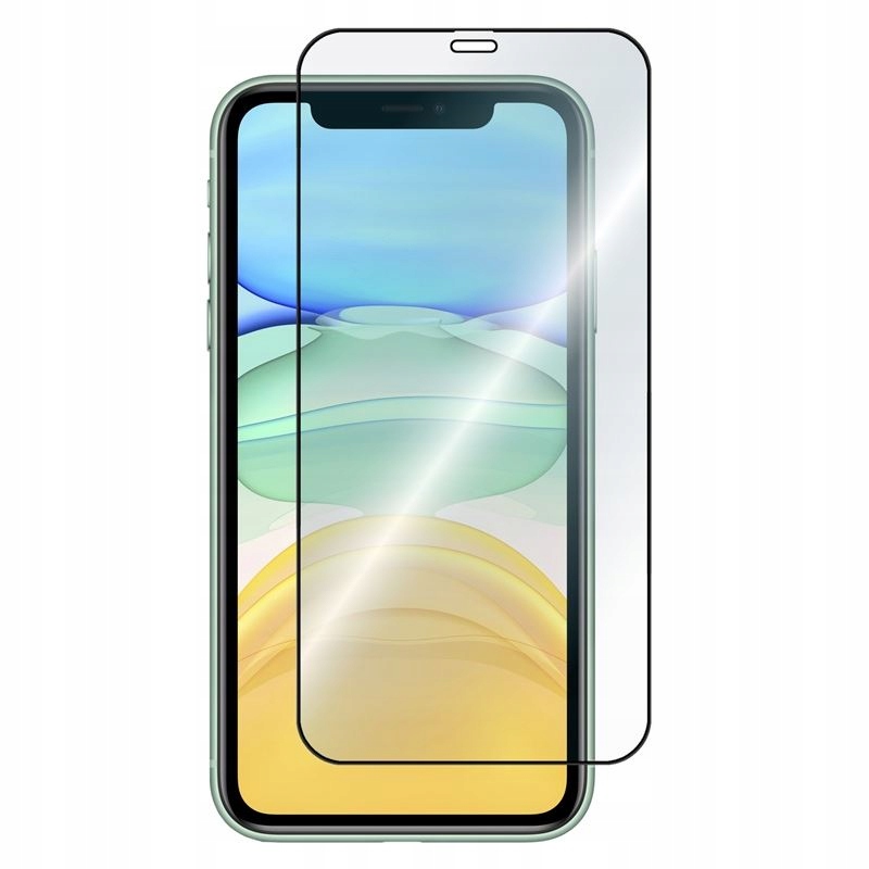 

9H Szkło do iPhone Xr 11 Full 6D Cf czarne