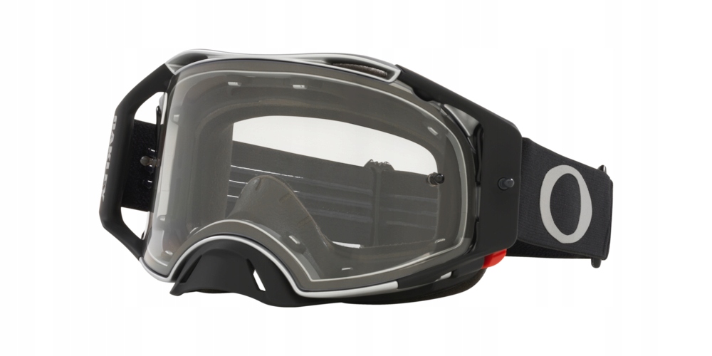 Oakley Airbrake MX Tuff Blocks Black Gunmetal Clear
