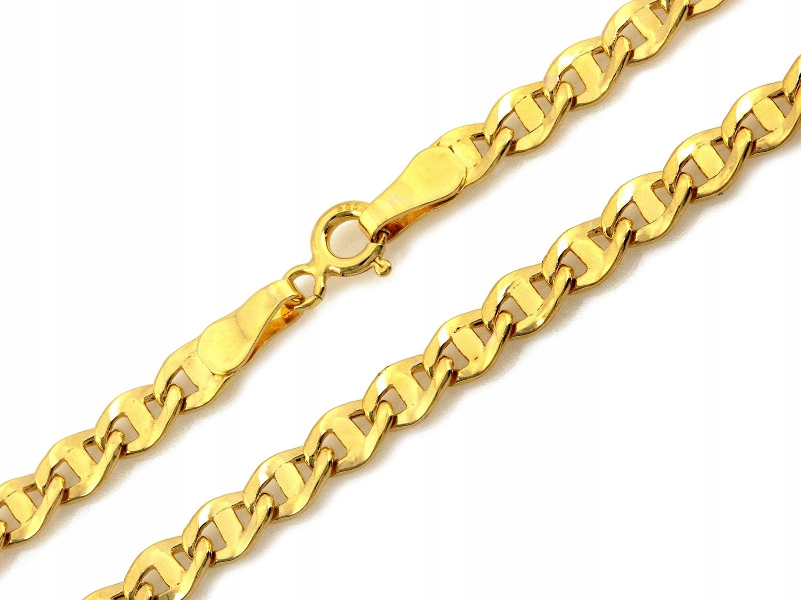 Řetízek zlatý dámský 585 marina šířka 4.3 mm délka 55 cm